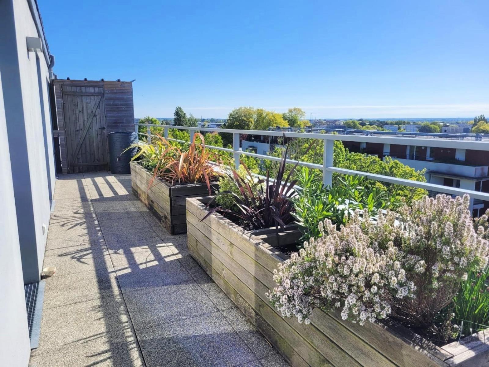 Le Nid : Rooftop Moderne Surplombant La Ville Nantes Eksteriør billede