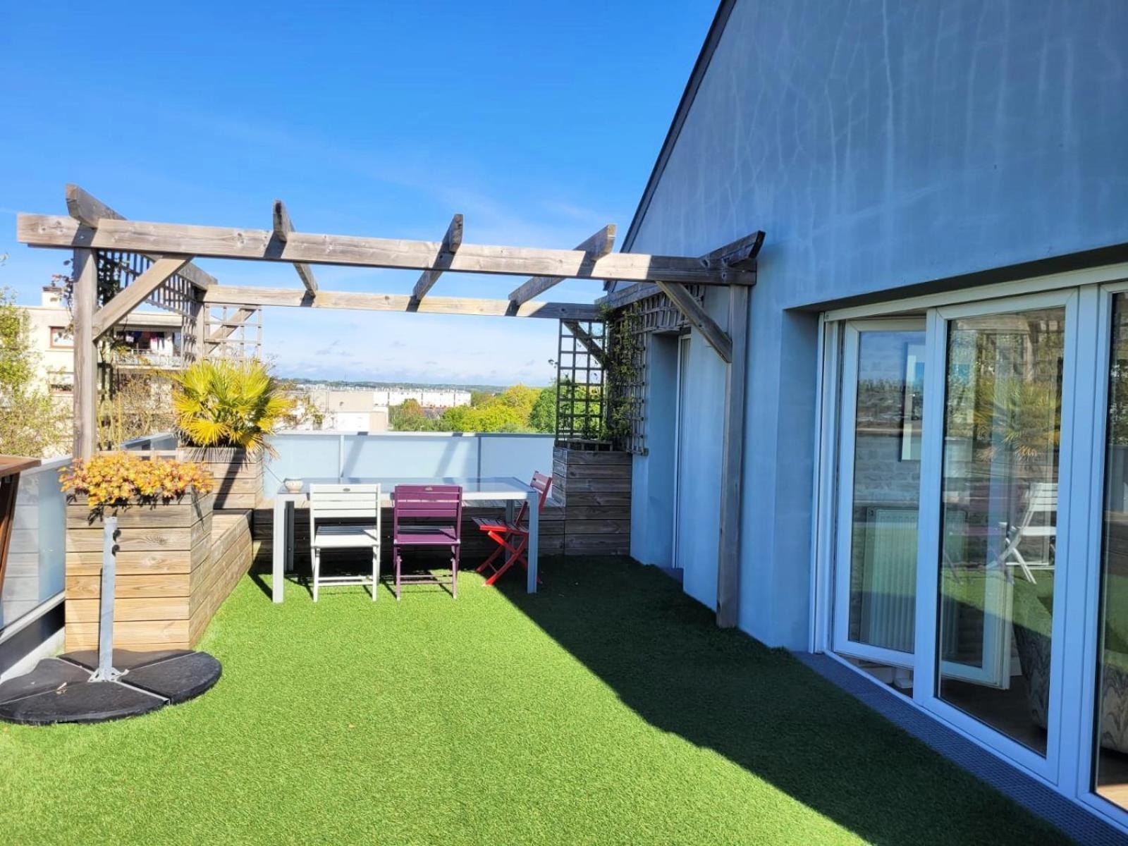 Le Nid : Rooftop Moderne Surplombant La Ville Nantes Eksteriør billede